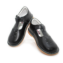 Cargue la imagen en el visor de la galería,L&#39;Amour School Uniform Shoe Black Toddlers Kids Girls - Kids Shoes

