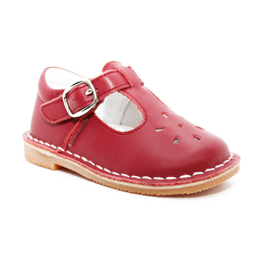 L’ Amour School Uniform Shoe Red Walker Toddler Kids Girl-Kids Shoes