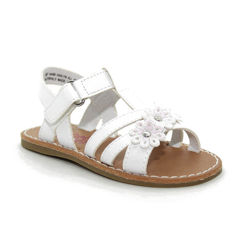 Rachel Avalyn Sandals White Walkers Toddlers Girls - Kids Shoes