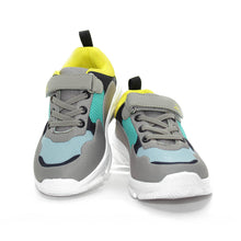 Cargue la imagen en el visor de la galería,D Trendy Sneakers Grey Yellow Toddlers Kids Boys - Kids Shoes
