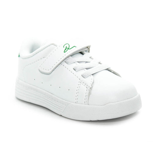 D Trendy Sneakers White Green Infants Walkers Toddlers Kids Boy-Girls - Kids Shoes