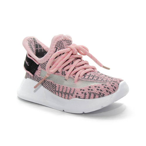 D Trendy Sneakers Pink Infants Walkers Toddlers Girls - Kids Shoes