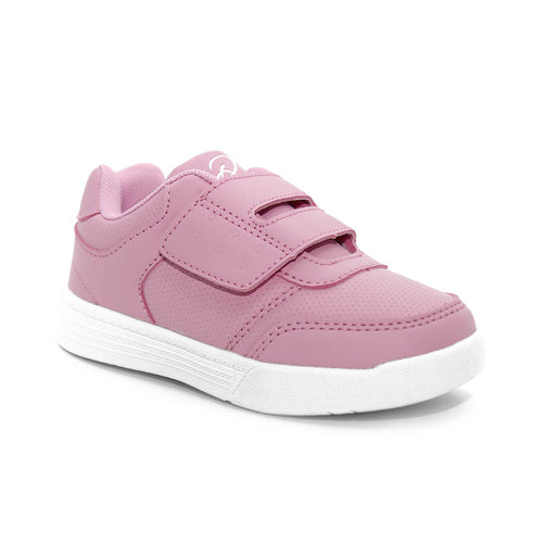 D Trendy Sneakers Pink White Infants Walkers Toddlers Girls - Kids Shoes
