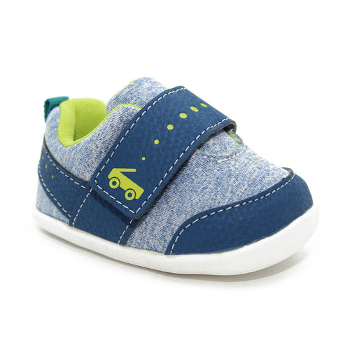 See Kai Run Ryder Sneakers Blue Green Infants Walkers Boys - Kids Shoes