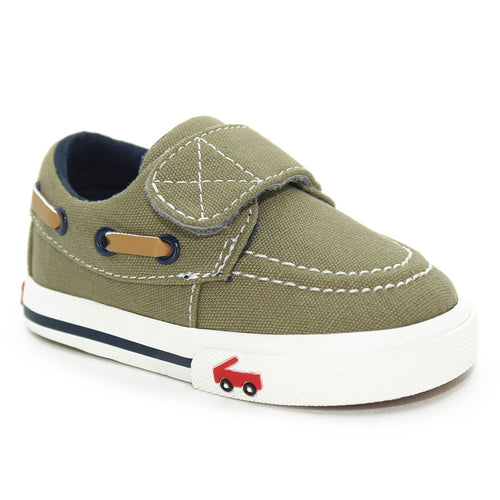 See Kai Run Elias Khaki Navy Infants Walkers Toddlers Kids Boys - Kids Shoes