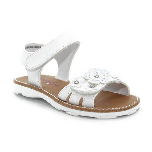Rachel Sophie Sandals White/White Walkers Toddlers Girls - Kids Shoes